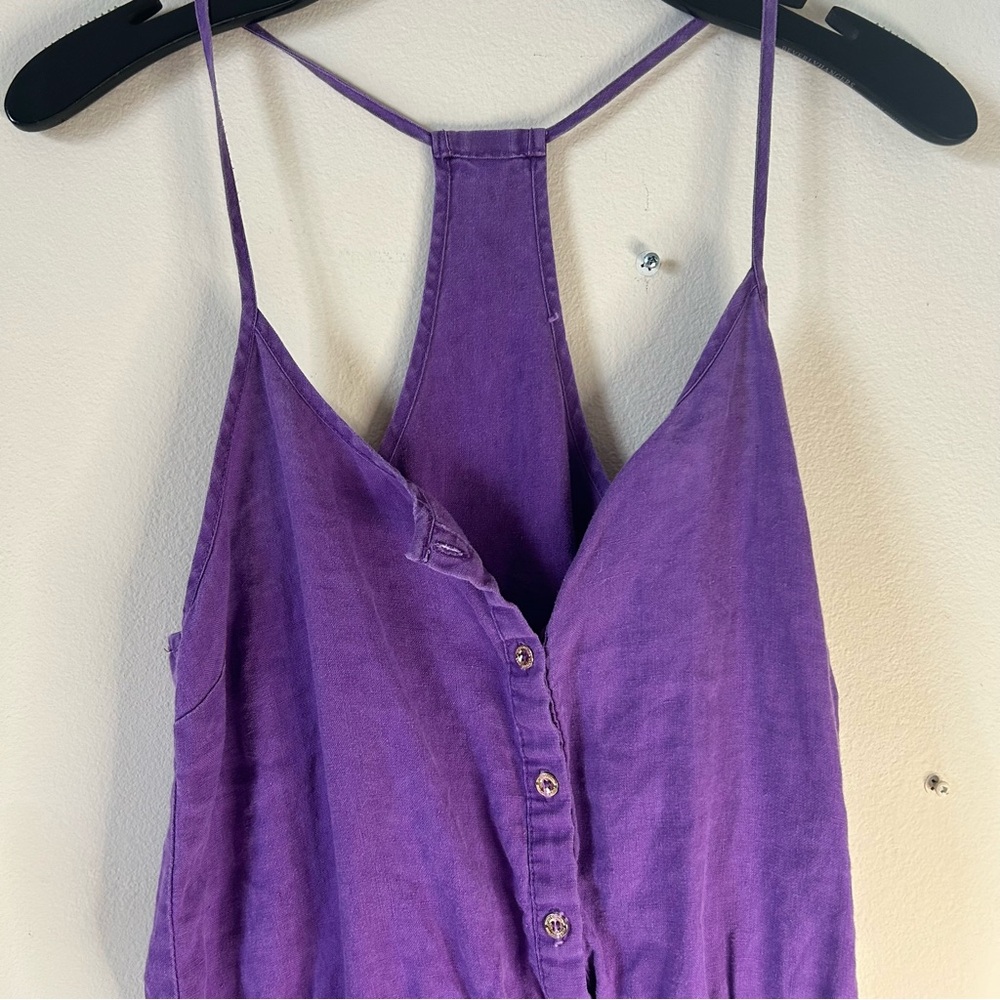 Purple Spaghetti Strap Top, juicy couture, pockets, dresses, beach pull over